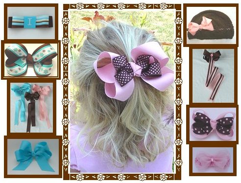 signature Hair bows fall hair bows