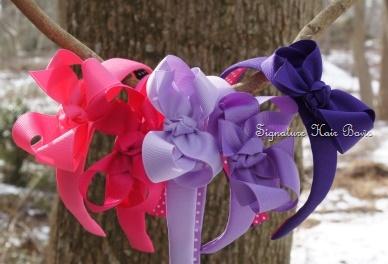 solid headbands with bows headbands for girls