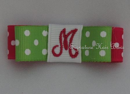 Watermelon Baby Tuxedo Monogrammed Grippy