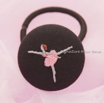 ballet ponytail button