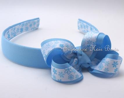 Blue Daisies Signature Headband