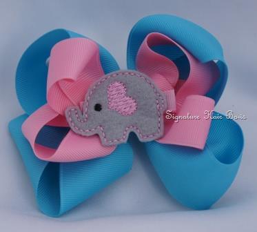 elephant hair bow