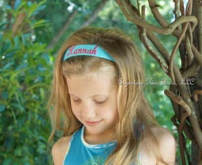 monogrammed name headband monogrammed headband