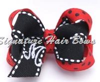 Ladybug Monogrammed Baby Grippy