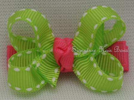 Lime Stitches Baby Grippy