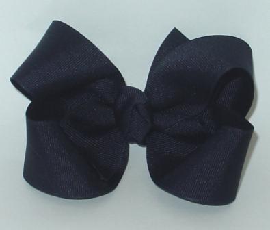 navy hairbow