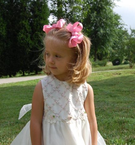 Piggy tail bows Hair bows for girls