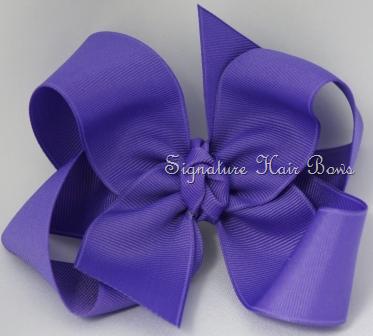 periwinkle hair bow