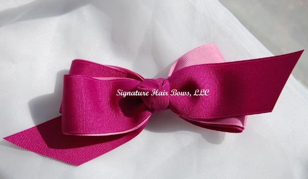 Pink Party Layered Bow