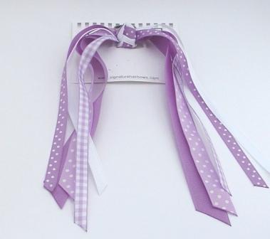 Ponytail Streamers - Purple