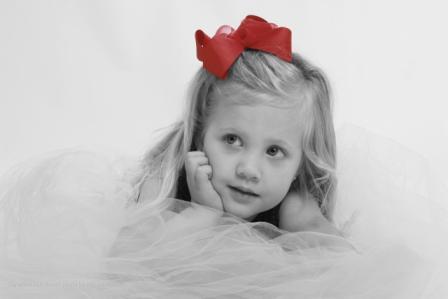 organza dressy hair bow