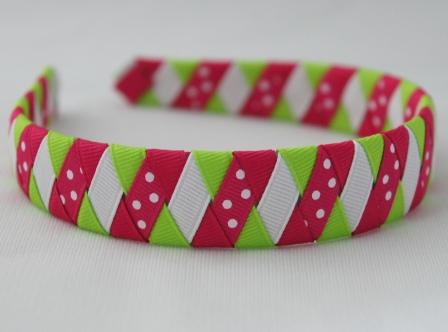 Raspberry Limeade Woven Headband