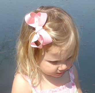 signature toddler hair bow