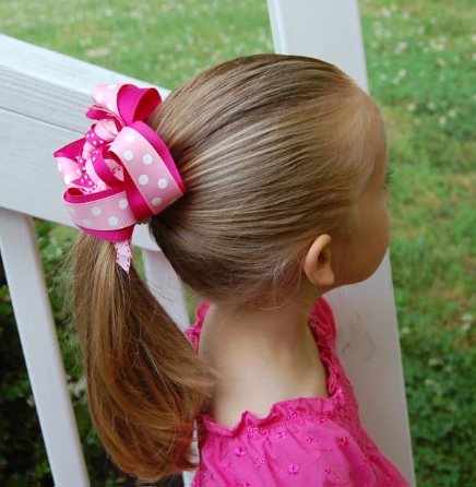 big hair bows for girls and toddlers