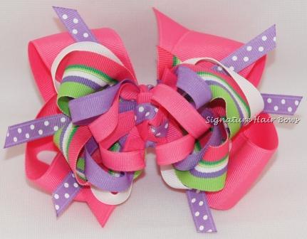 Super Tropical Pink Bow