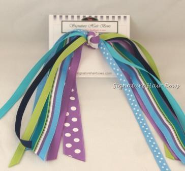 Ponytail Streamers - Tropical Twist