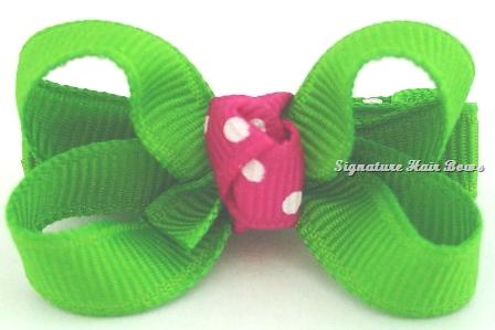 Watermelon Baby Grippy Bow