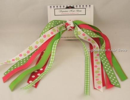 Watermelon Ponytail Streamers