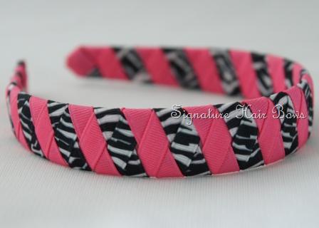 Zebra Woven Headband