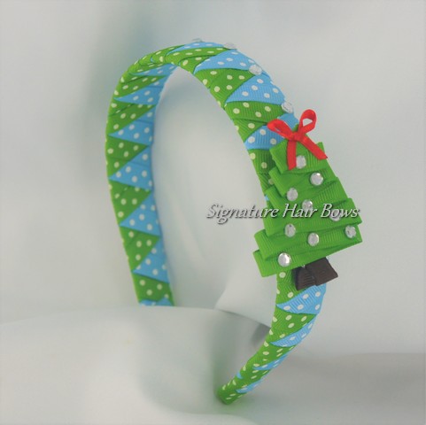 Christmas Tree Woven Headband