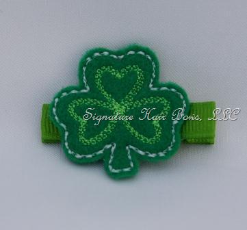 Shamrock Hair Clip