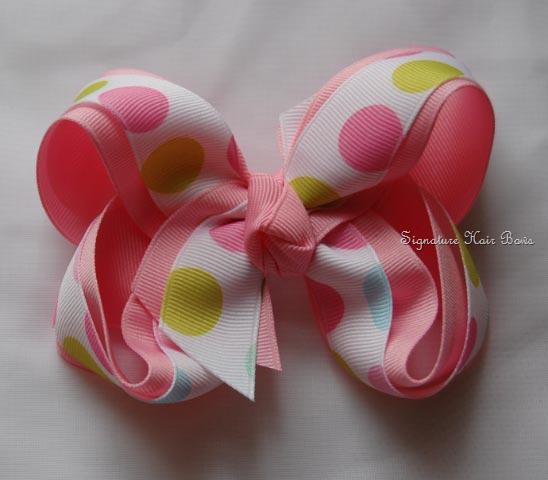 Spring Dots Bow