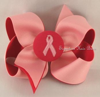 Sugar 'n Spice Pink Ribbon Bow