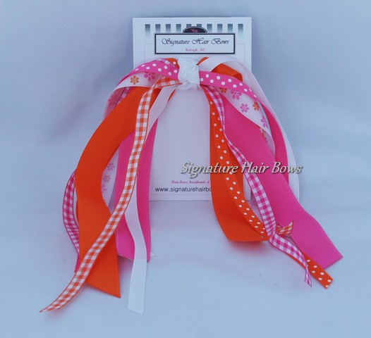 Citrus Sunshine Ponytail Streamers