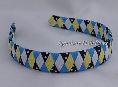 Daisy Blue Woven Headband