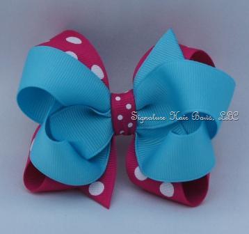 Cotton Candy Layered Bow - Toddler