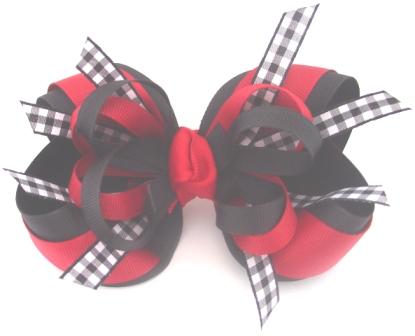 college team super hair bow