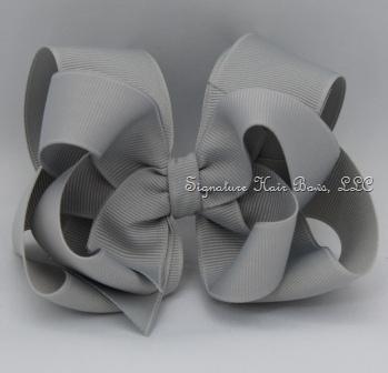 Kelly's Kids Millenium Silver Double Layer Bow