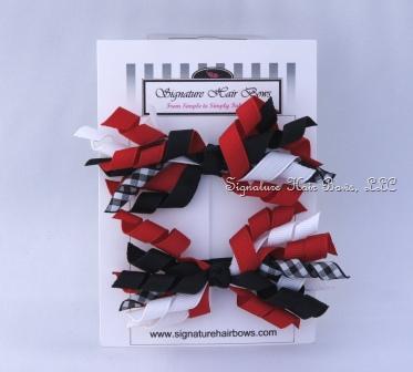Korker Set - Ladybug Gingham