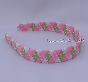 Pink Lemonade Woven Headband