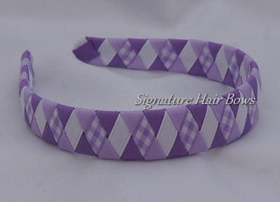 Purple Woven Headband