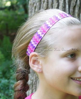 No-slip Sports Headband - Princess Chevron