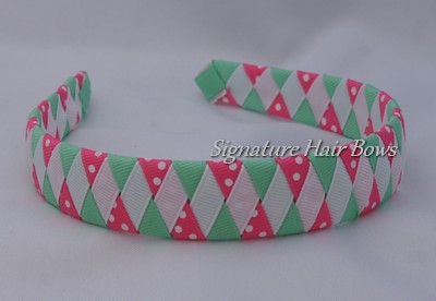 Spring Mint Woven Headband