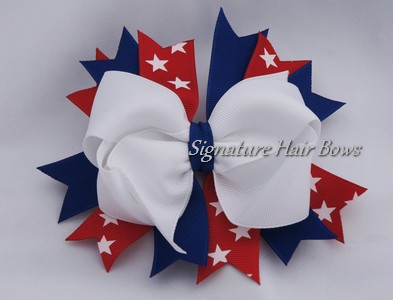 Fun Firecracker Spikes Hair Bow