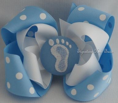 Tarheel Button Bow