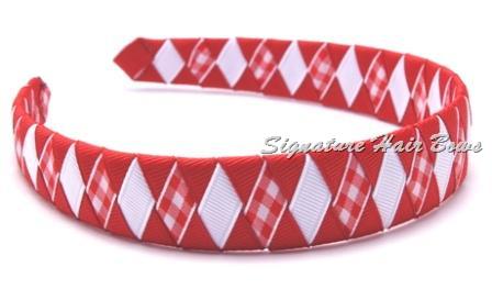 Red Woven Headband